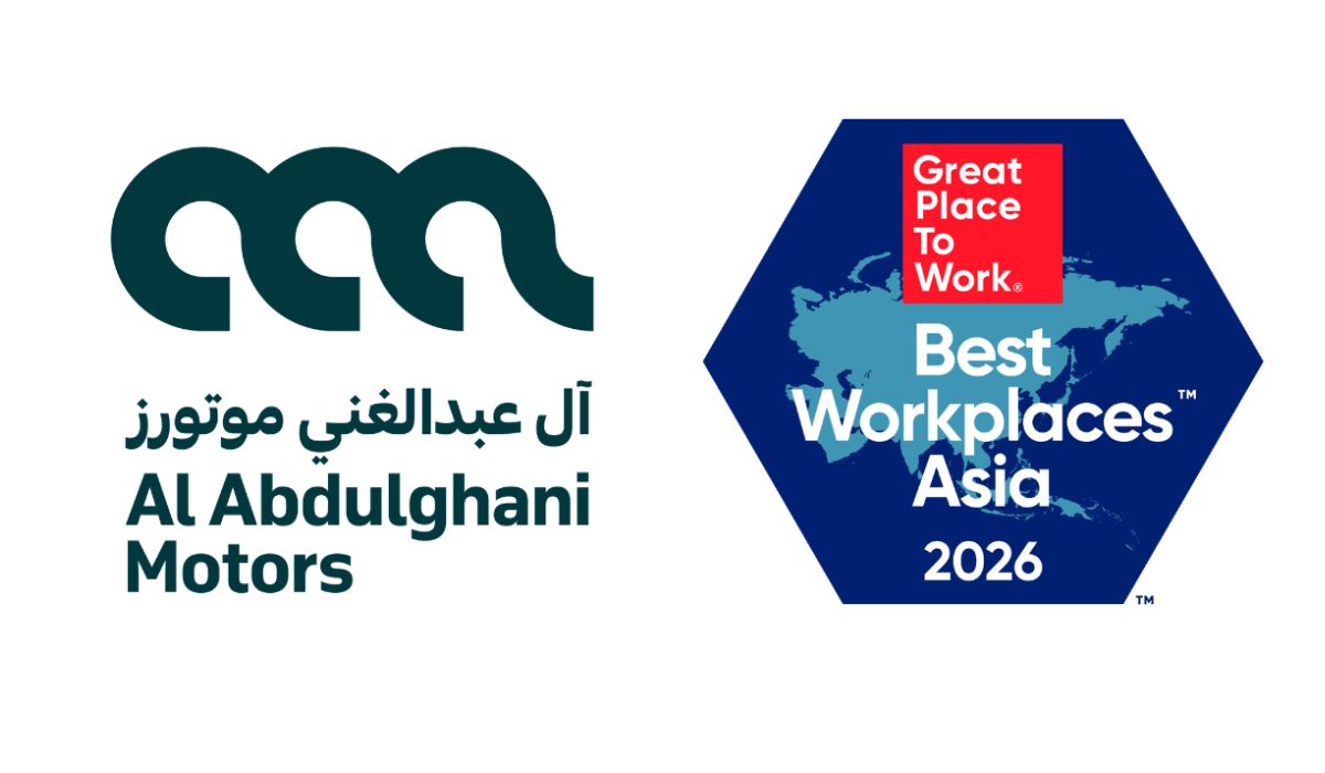 Al Abdulghani Motors Ranked Among Top 100 Workplaces in Asia 2026 by Great Place To Work